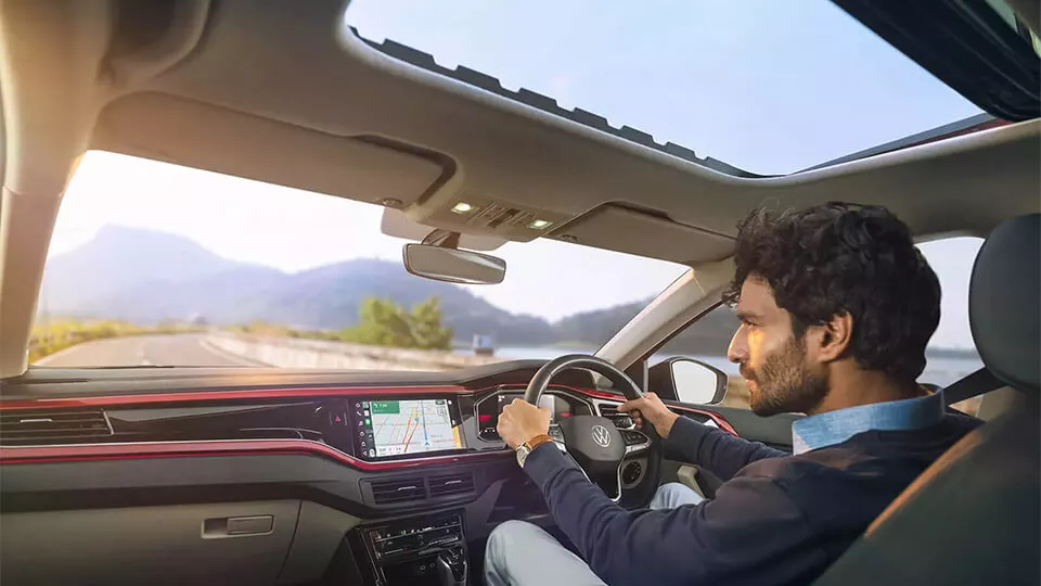 volkswagen virtus driving