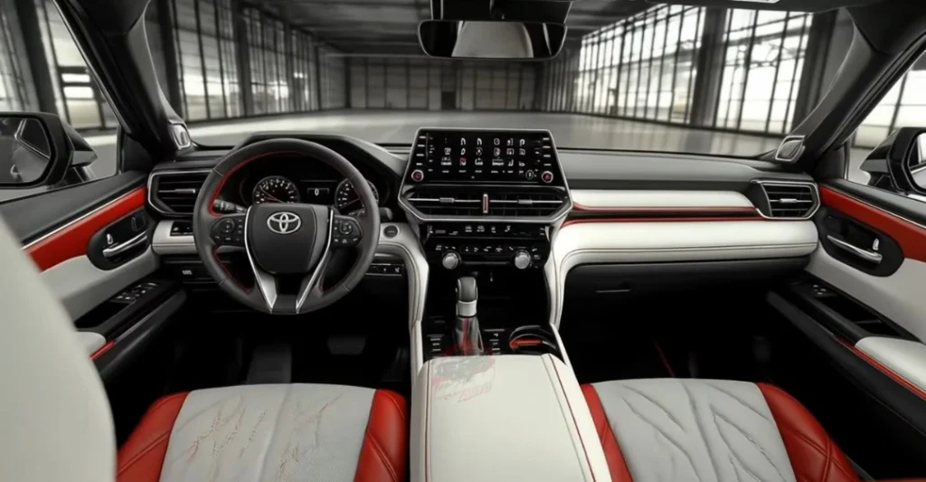 toyota highlander hybrid interior 